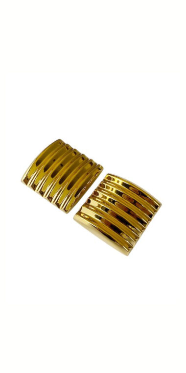 Aretes Cuadrado Troqueleado