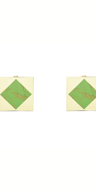 Aretes Cuadrado Rombo
